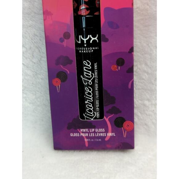 NYX Land of Lollies Lip Gloss Tint Licorice Lane Cherry Cola New in Box - Picture 3 of 8